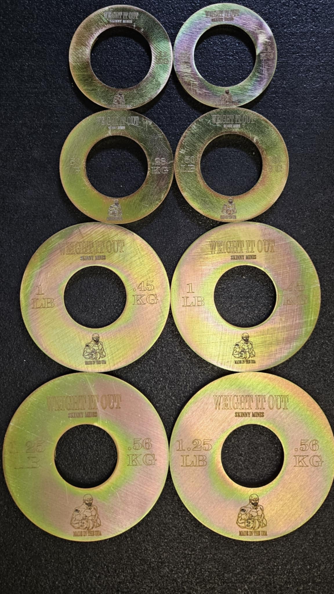 Fractional Solid Steel Olympic Plates