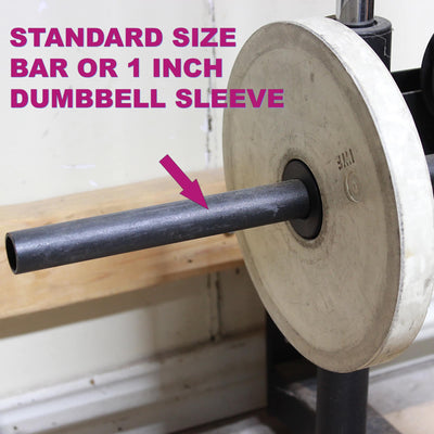 Olympic Plate to Standard Bar Adapter (2" to 1")