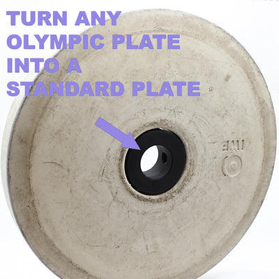 Olympic Plate to Standard Bar Adapter (2" to 1")