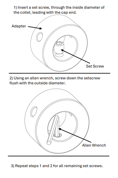 Olympic Plate to Standard Bar Adapter (2" to 1")