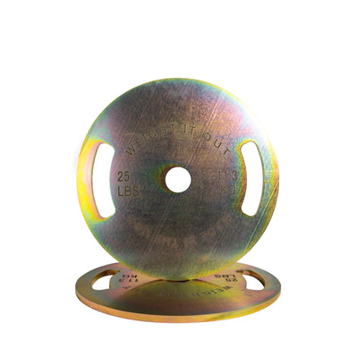 Solid Steel Calibrated Weight Plate Pairs