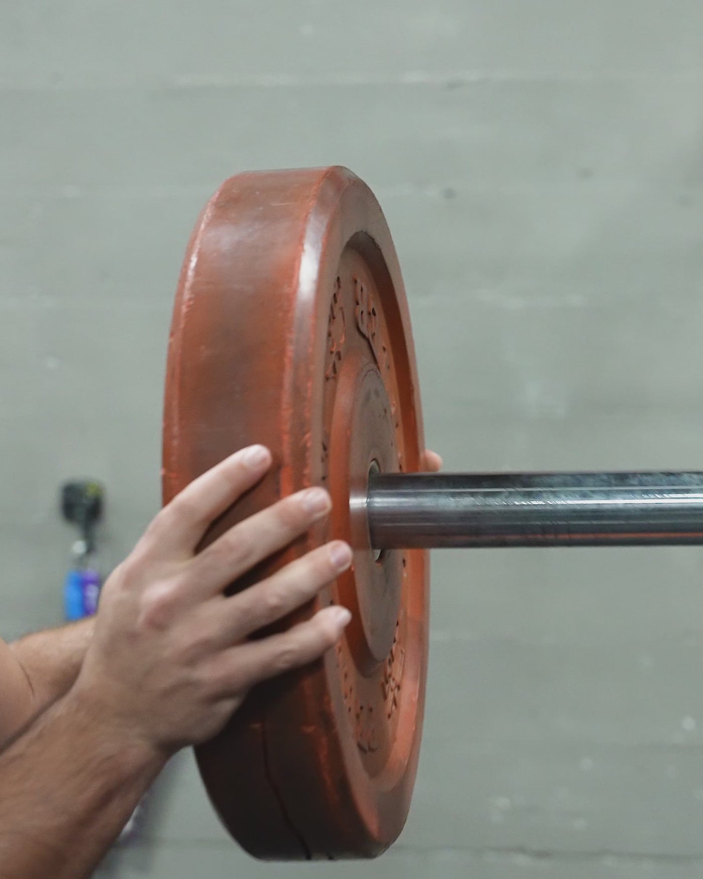 45 Pound Bumper Weight Plate Pair. (Thinnest Bumper Plate Ever!)