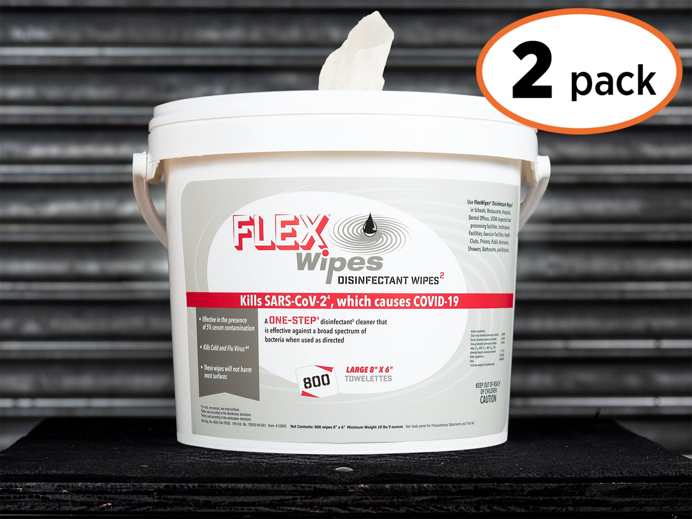 FlexWipes Starter Kit Dispensing Buckets -2 Pack