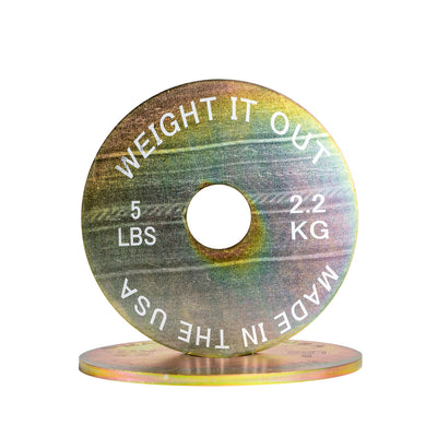 Cast 45lb And Steel Weight Plate Sets